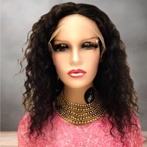 13-4 wig which made from 100%  human hair and feature a gorgeous curly style